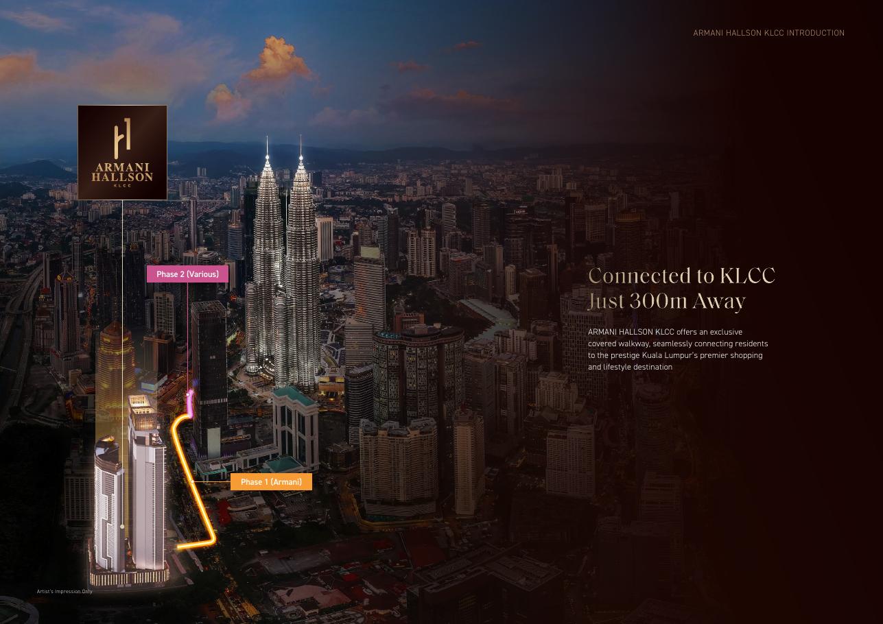 Proposed link bridge towards KLCC, artist's impression