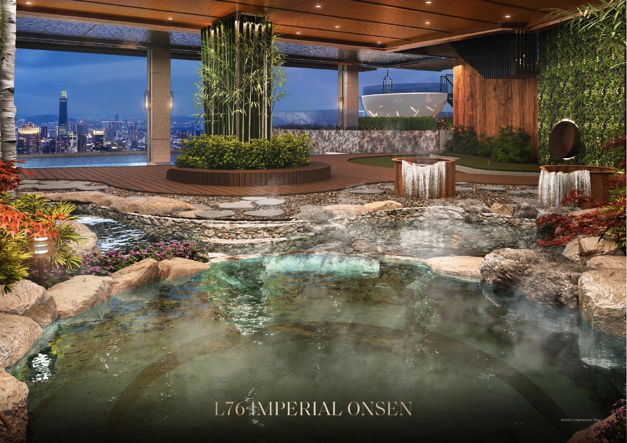 Imperial onsen, artist's impression