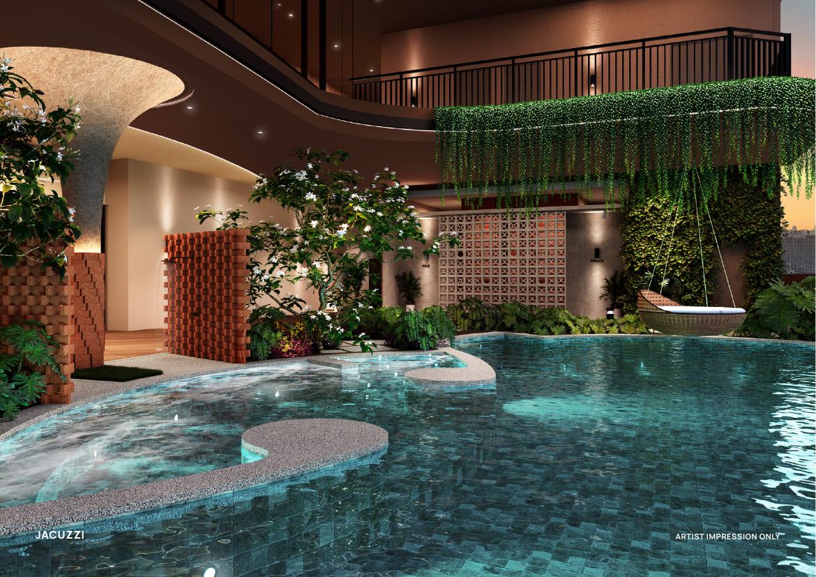 Jacuzzi, artist's impression