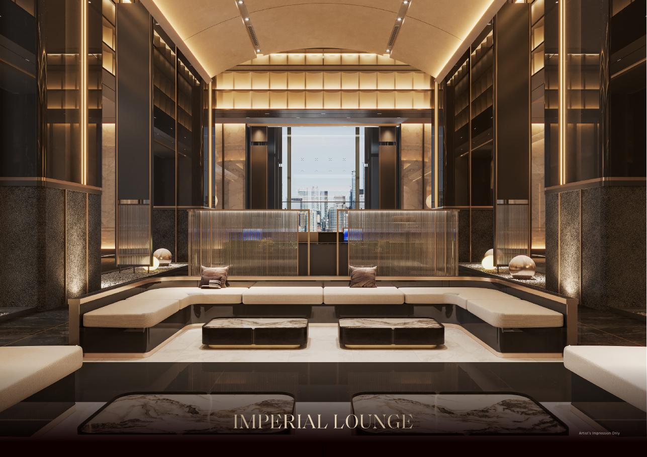 Imperial lounge, artist's impression