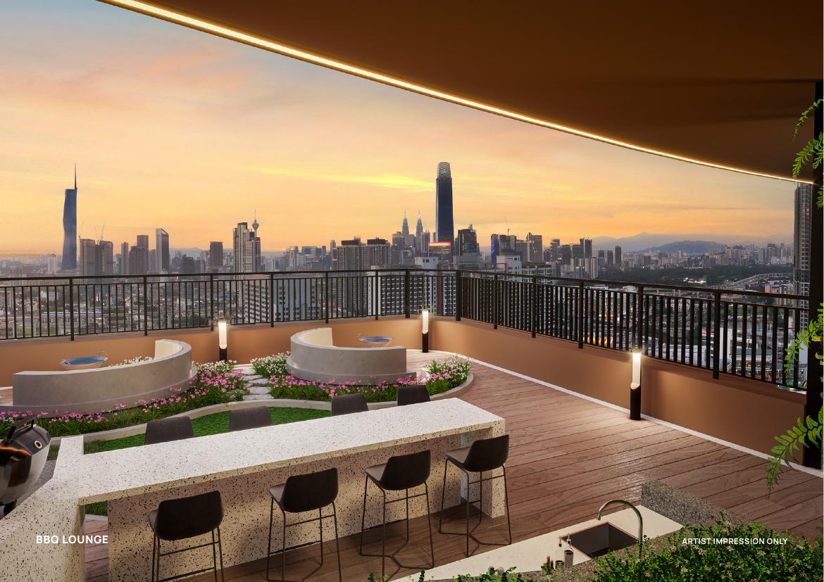 BBQ lounge, artist's impression