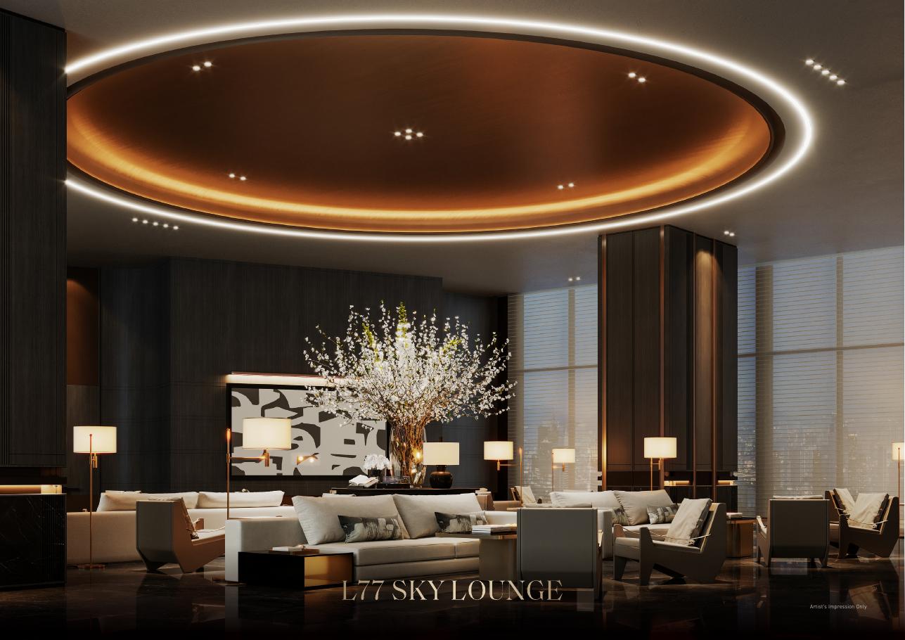 Sky lounge, artist's impression