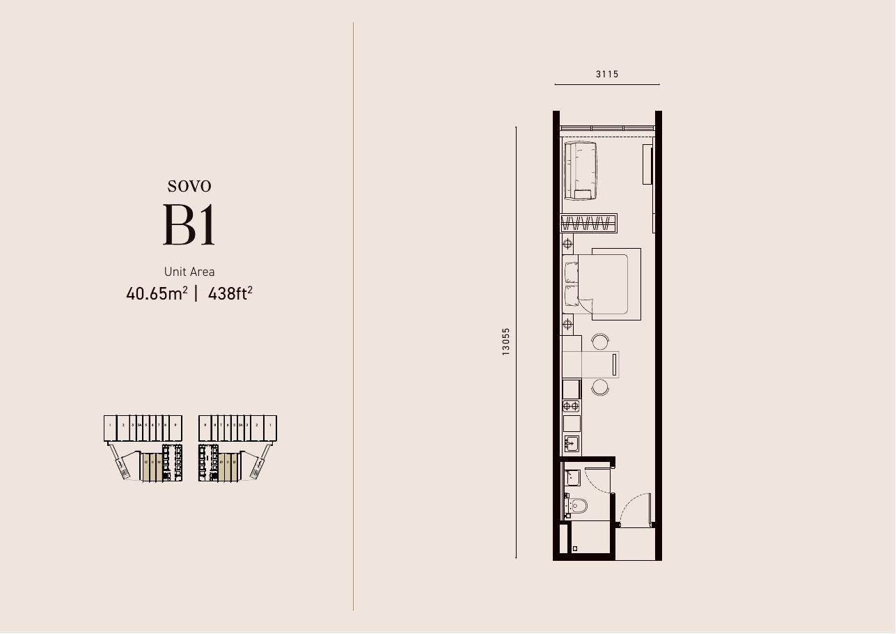 SOVO Type B1, 438 sq ft