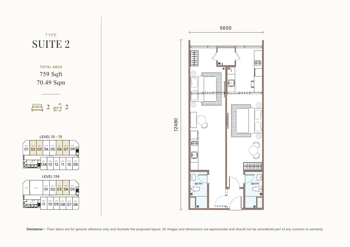 Suite 2, 759 sq ft