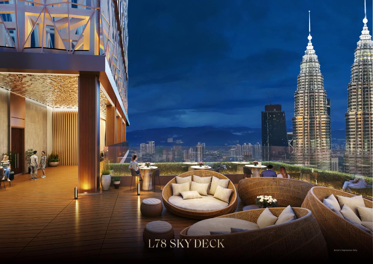 Level 78 sky deck, artist's impression